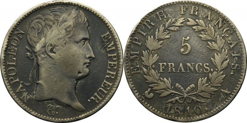 France, 5 francs 1810 
Grade: VF/VF+