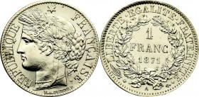 Francja, 1 frank 1871