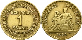 Francja, 1 frank 1923
