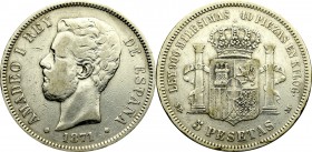 Hiszpania, 5 peset 1871