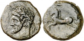 Micipsa (148-118 a.C.). AE 27. (S. 6596). 17,24 g. MBC.