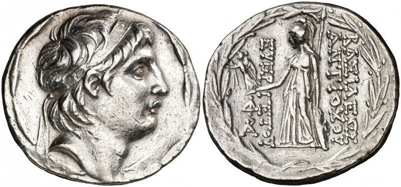 Imperio Seléucida. Antíoco VII, Euergetes (138-129 a.C.). Antioquía ad Orontem. ...