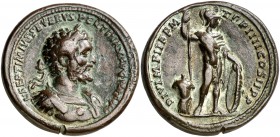 Septimio Severo. Medallón. (Lawrence 69) (Klawans 2). 46,59 g. Copia fundida de Giovanni Cavino. Incisión en canto. MBC+.