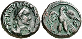 (248-249 d.C.). Filipo I. Alejandría. Tetradracma de vellón. (Spink 9110) (Kampmann-Ganschow 74.95). 14,13 g. MBC.