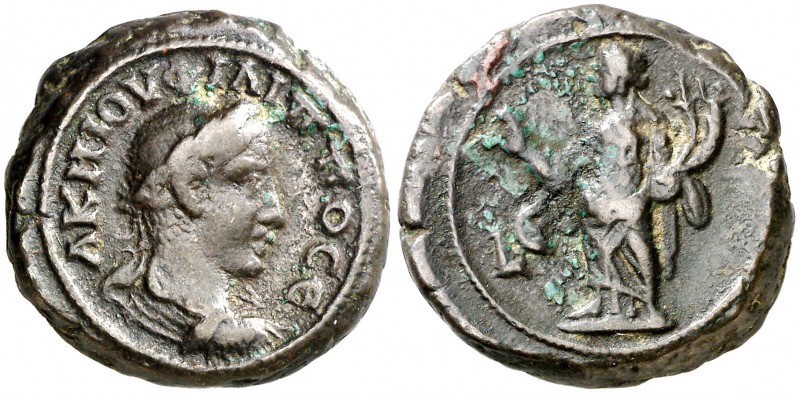 (247-248 d.C.). Filipo II. Alejandría. Tetradracma de vellón. (Spink falta) (Kam...