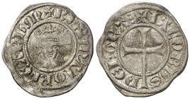 Jaume II de Mallorca (1276-1285/1298-1311). Mallorca. Malla. (Cru.V.S. 543) (Cru.C.G. 2511). 0,38 g. Ex Colección Crusafont, 27/10/2011, nº 357. Escas...