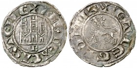 Alfonso X (1252-1284). Burgos. Pepión. (AB. 248). 0,89 g. MBC+.