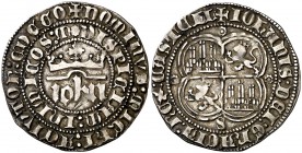 Juan I (1379-1390). Sevilla. Real. (AB. 539). 3,43 g. MBC.