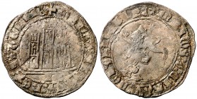 Enrique IV (1454-1474). Cuenca. Maravedí. (AB. 794 var). 2,37 g. Estrella a izquierda del castillo. Escasa. MBC-/MBC.