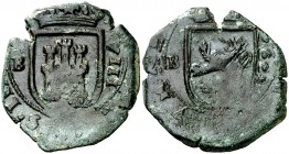 1603. Felipe III. Burgos. 8 maravedís. (Cal. 614) (J.S. D-2). 5 g. MBC-.