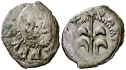 (16)34. Felipe IV. Valencia. 1 diner. (Cal. 1657) (Cru.C.G. 4435). 1,08 g. BC+/MBC-.