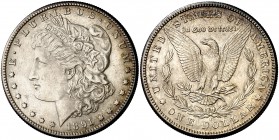 1891. Estados Unidos. S (San Francisco). 1 dólar. (Kr. 110). 26,66 g. AG. EBC+.