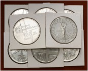 1947 a 1981. Hungría. 5 (dos), 100 (dos), 200 (ocho) y 500 florines. Lote de 13 monedas en plata, todas diferentes. MBC+/S/C.