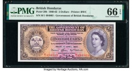 British Honduras Government of British Honduras 2 Dollars 1.4.1964 Pick 29b PMG Gem Uncirculated 66 EPQ. 

HID09801242017

© 2020 Heritage Auctions | ...