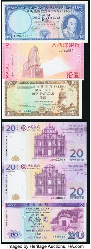 China & Macau Group Lot of 9 Examples Crisp Uncirculated. 

HID09801242017

© 20...