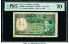 Iraq Government of Iraq 1/4 Dinar 1931 Pick 7e PMG Very Fine 20. Thinning; ink.

HID09801242017

© 2020 Heritage Auctions | All Rights Reserved