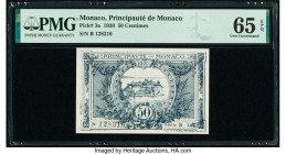 Monaco Principaute de Monaco 50 Centimes 1920 Pick 3a PMG Gem Uncirculated 65 EPQ. 

HID09801242017

© 2020 Heritage Auctions | All Rights Reserved