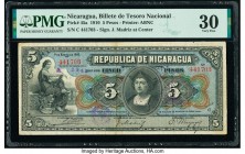 Nicaragua Billete del Tesoro Nacional 5 Pesos 1.1.1910 Pick 45a PMG Very Fine 30. 

HID09801242017

© 2020 Heritage Auctions | All Rights Reserved