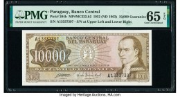 Paraguay Banco Central 10,000 Guaranies 1952 (ND 1963) Pick 204b PMG Gem Uncirculated 65 EPQ. 

HID09801242017

© 2020 Heritage Auctions | All Rights ...