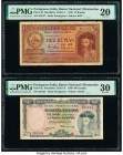 Portuguese India Banco Nacional Ultramarino 10 Rupias 29.11.1945 Pick 36 Jhunjhunwalla-Razack 12.30.1-7 PMG Very Fine 20. Portuguese India Banco Nacio...
