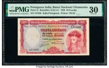 Portuguese India Banco Nacional Ultramarino 30 Escudos 2.1.1959 Pick 41 Jhunjhunwalla-Razack 12.35.1-6 PMG Very Fine 30. 

HID09801242017

© 2020 Heri...