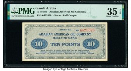 Saudi Arabia Arabian American Oil Company Coupon 10 Points ND Pick UNL PMG Choice Very Fine 35 EPQ. 

HID09801242017

© 2020 Heritage Auctions | All R...