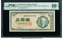 South Korea Bank of Korea 500 Hwan 1958-59 Pick 24 PMG Extremely Fine 40 EPQ. 

HID09801242017

© 2020 Heritage Auctions | All Rights Reserved