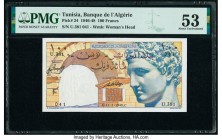 Tunisia Banque de l'Algerie 100 Francs 11.2.1948 Pick 24 PMG About Uncirculated 53. 

HID09801242017

© 2020 Heritage Auctions | All Rights Reserved