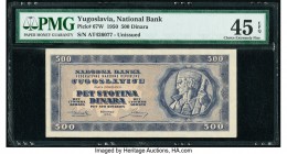 Yugoslavia National Bank 500 Dinara 1950 Pick 67W PMG Choice Extremely Fine 45 EPQ. 

HID09801242017

© 2020 Heritage Auctions | All Rights Reserved