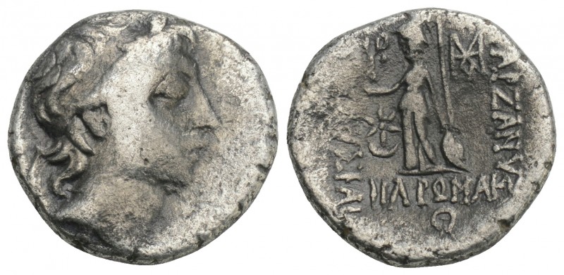 Greek Kings of Cappadocia. Eusebeia-Mazaka. Ariobarzanes III Eusebes Philoromaio...
