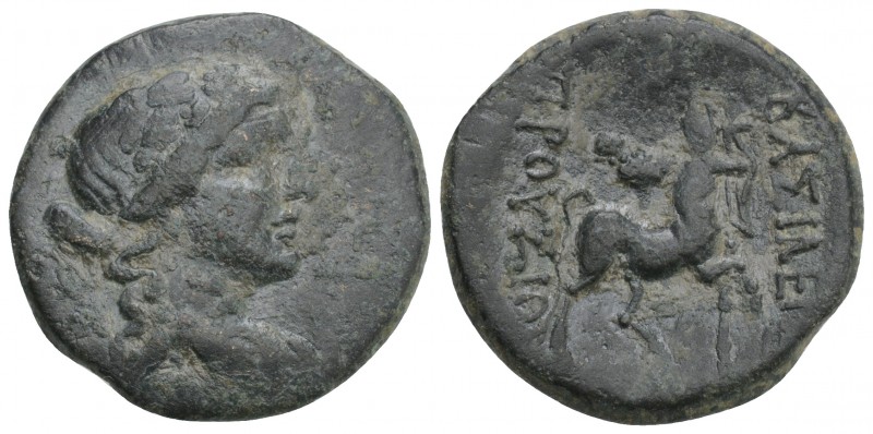 Greek Kings of Bithynia. Prusias II Cynegos 182-149 BC. Bronze Æ 22.2 mm, 5,3 g ...