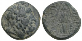 Ancient GreeK - Phrygia Apamea AR 100-50 BC Bronze, 6.3GR 20mm