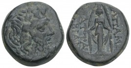 Ancient GreeK - Phrygia Apamea AR 100-50 BC Bronze, 9GR 20.2mm