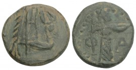 Ancient Greek Coins - Lycia - Phaselis - Athena Promachos Unit 4.9gr 18.7mm
81-27 BC. Obv: prow of galley right with Nike flying right above. Rev: F-A...