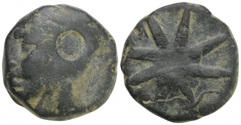 Greek
Pontos, Amisos (?). Ca. 130-100 B.C. AE 28 20.4gr 26 mm. 
 Male head left,...