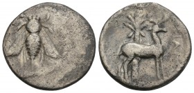 Greek IONIA. Ephesos. Circa 202-150 BC. Drachm Silver, 18.9 mm, 3.70 g,