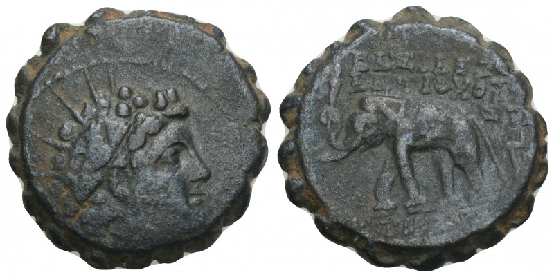 Ancient Greek Coins - Antioch - Antiochos VI - Elephant Unit 144-142 BC. 7.6GR 2...