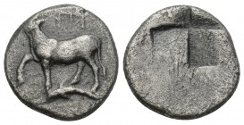 Greek Thrace. Byzantion circa 357-340 BC. Tetrobol AR 13.3 mm., 2,2g. very fine