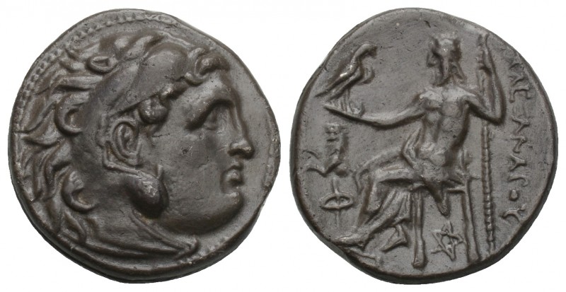 GREEK
Kings of Thrace, Lysimachos AR Drachm. In the name and types of Alexander ...