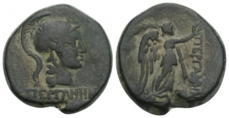 Greek Coins MYSIA. Pergamon. Ae (Mid-late 2nd century BC). 7.6gr 19.8mm
 Obv: He...