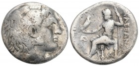 Greek Kings of Macedon. Amphipolis(?). Alexander III "the Great" 336-323 BC. Struck circa 320-315 BC Tetradrachm AR 27.4 mm, 16.3g
Head of Herakles to...
