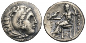 Macedonian Kingdom. Philip III Arrhidaios. 323-317 B.C. AR drachm 3.9gr 17.8mm Lampsakos, struck Struck under Leonnatos, Arrhidaios, or Antigonos I Mo...