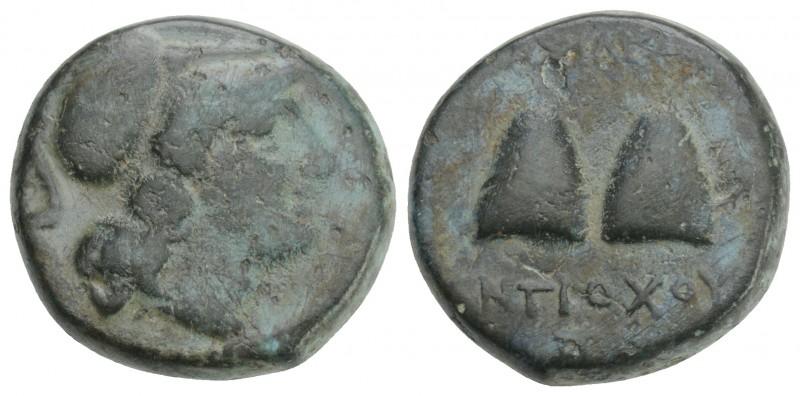 Greek SELEUKID KINGS of SYRIA. Antiochos I Soter. Tarsos.281-261 BC. AE 6.8gr 17...