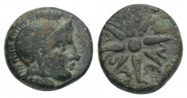 Greek Troas. Kolone circa 400-300 BC. Bronze Æ 10.7 mm., 1,5 g. very fine