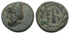 Greek Troas. Birytis circa 350-300 BC. Bronze Æ 11.9 mm., 1,4 g. very fine