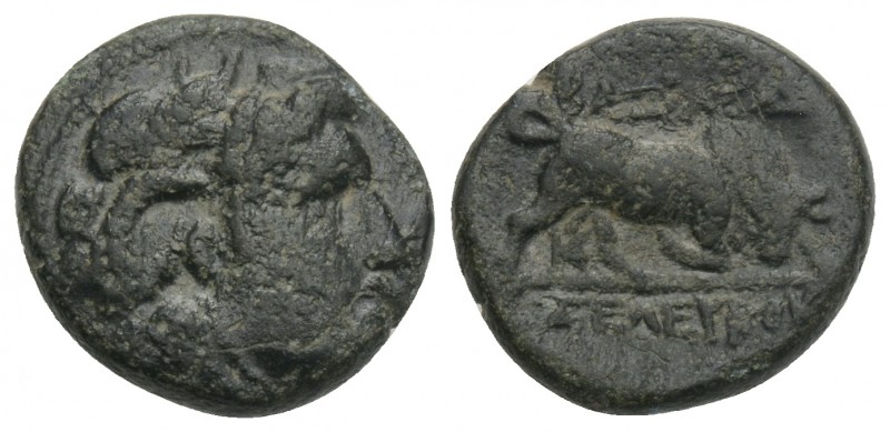 Greek Seleukid Kings. Seleukos I Nikator (312-281 BC). Ae. Sardes.2.1gr 13.4mm W...