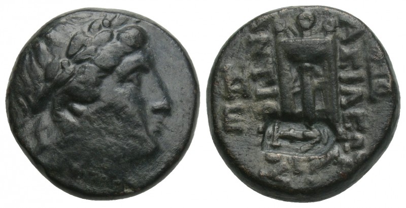 Greek Coins SELEUKID KINGDOM. Antiochos II Theos (261-246 BC). Ae. Sardes. 4.8gr...