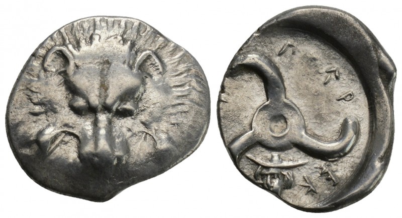 Greek Dynasts of Lykia, Perikles AR Third Stater. Circa 380-360 BC. 3.1 gr 18.2m...