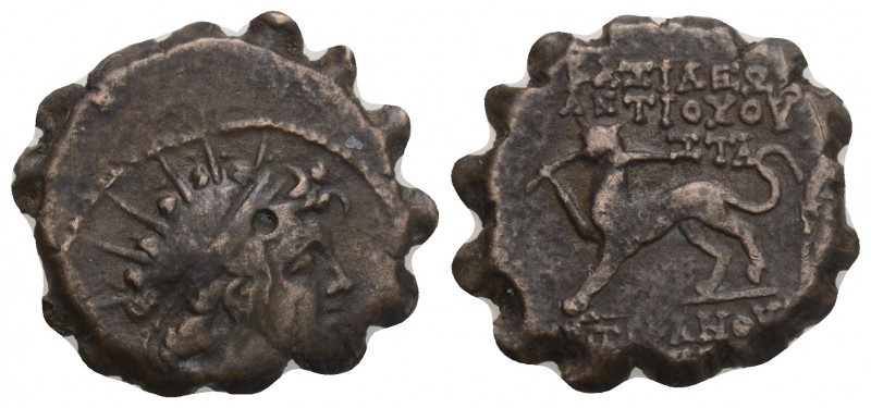 Greek SELEUKID KINGS OF SYRIA. Antiochos VI Dionysos, 144-142 BC. AE (Bronze, 17...