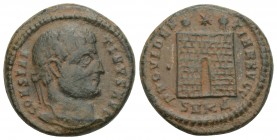 Roman Imperial Coins Constantine I. A.D. 307/10-337. Æ follis (18.2 mm, 4.5g, 6 h). Cyzicus
CONSTAN-TINVS AVG, diademed head of Constantine I right, g...